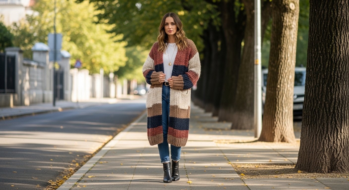 11 Cozy Long Cardigan Outfits To Wear Now