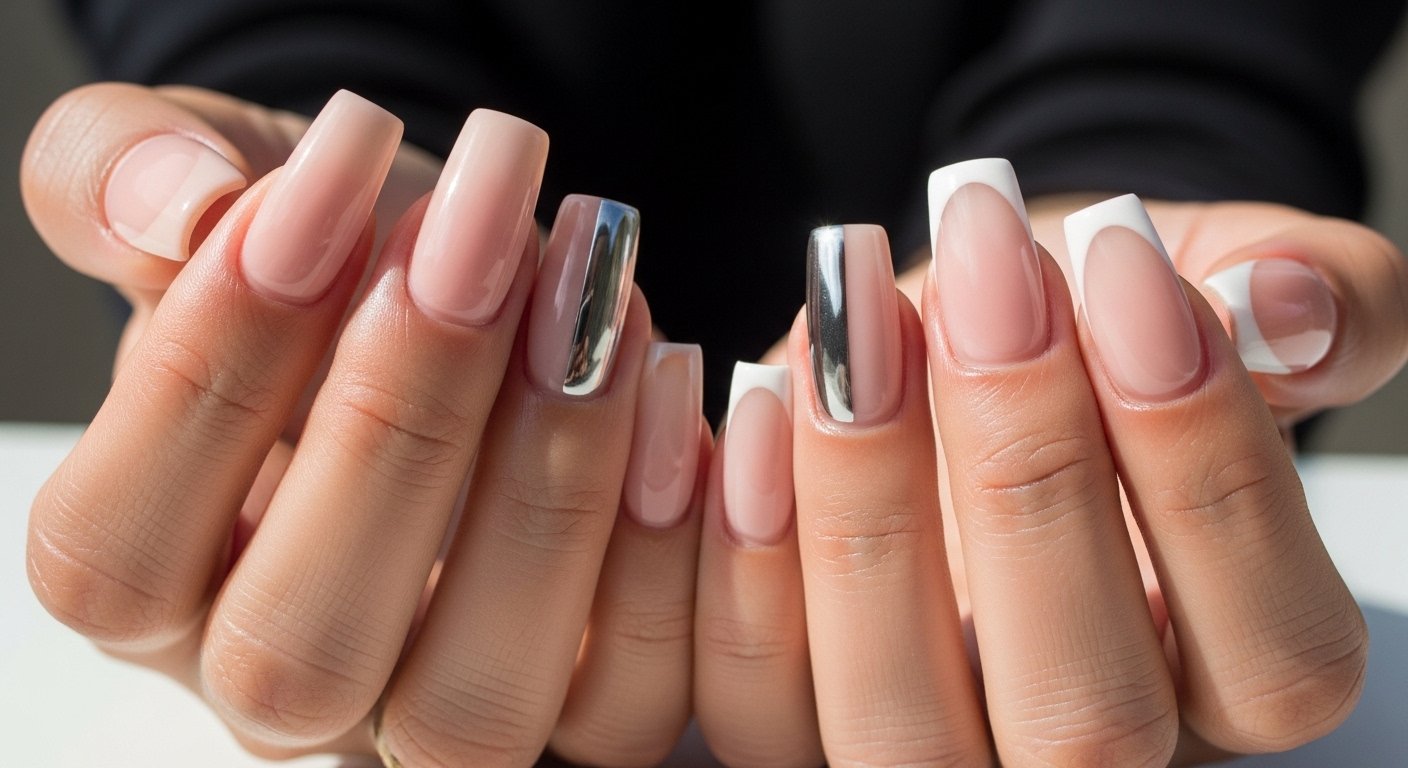 13 Simple Long Square Acrylic Nails To Try