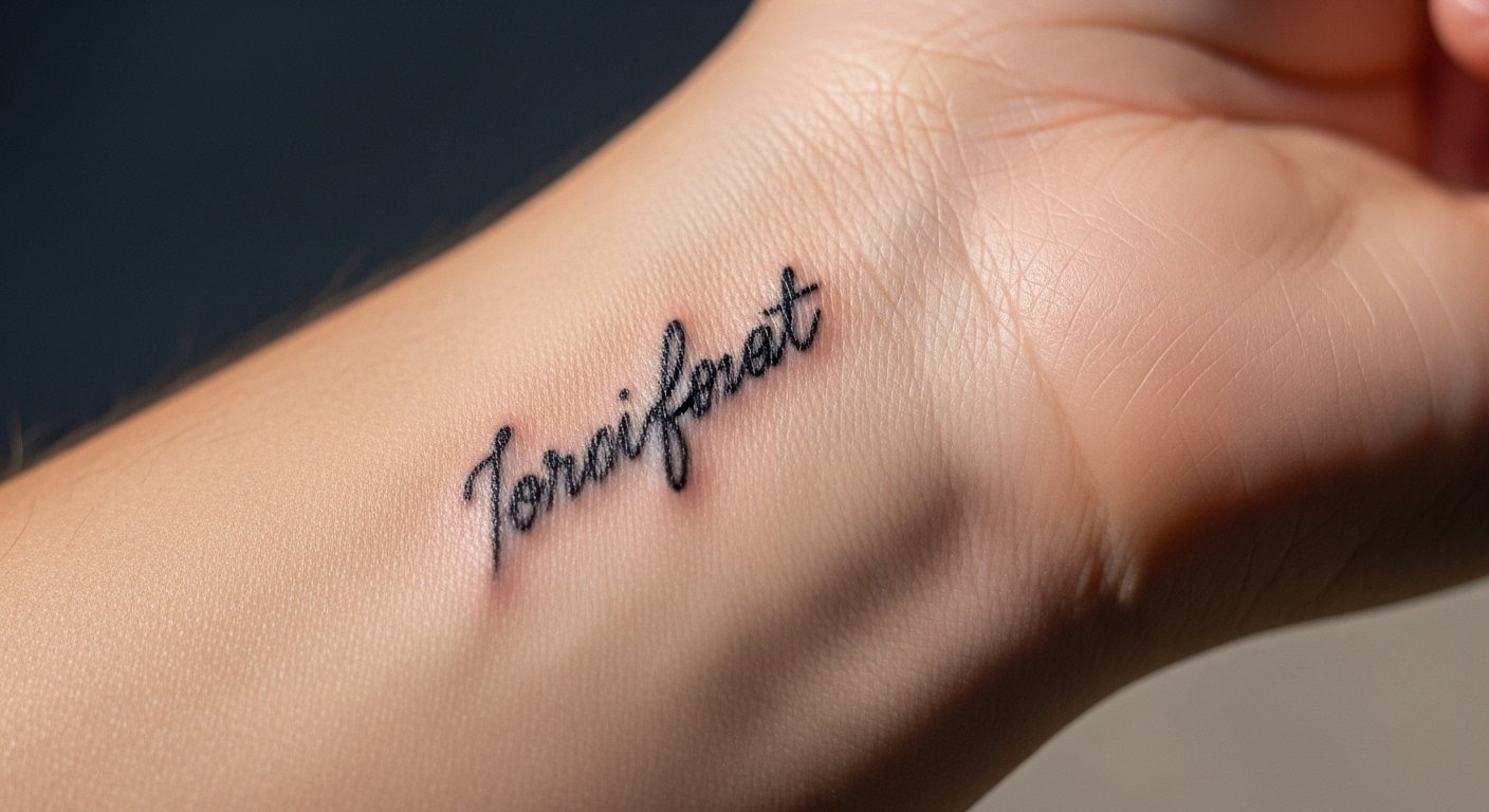 11 Small Tattoo Lettering Ideas To Save