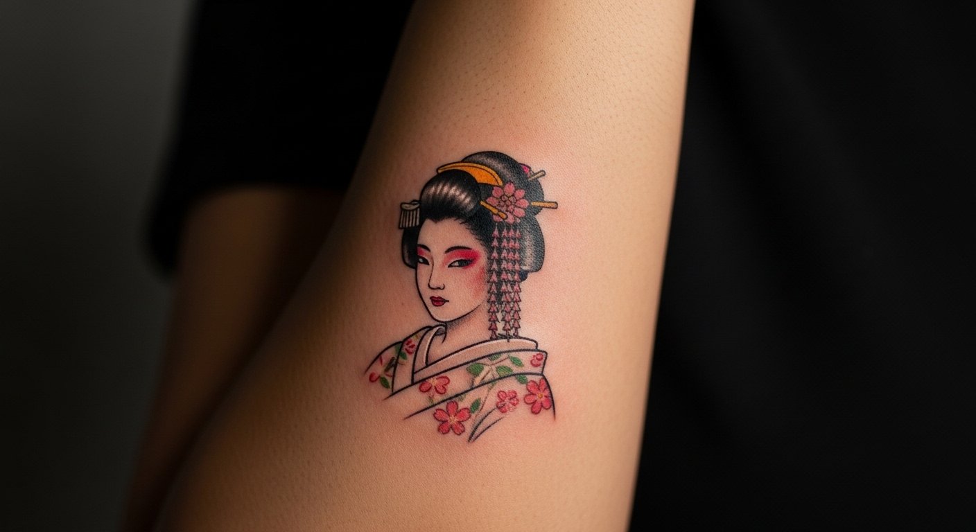 11 Small Geisha Tattoo Designs To Save