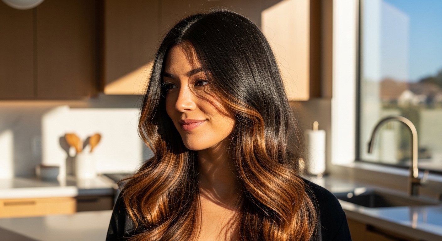 15 Brown Highlights on Black Hair Ideas 2025